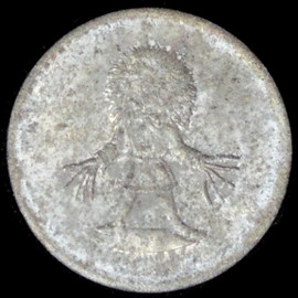 VINTAGE GERMANY SPIEL MARKE TREE MAN Counter Token from an old collection SM2113