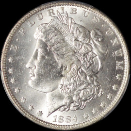 PCGS MS64 1884-O Morgan Dollar,  blast white.  sku447