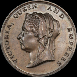 PCGS SP63 1901 Great Britain Death of Victoria Medal - Only 1 Graded by PCGS!!