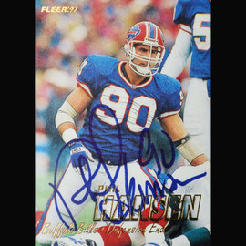 PSA/DNA Certified 1997 Fleer Phil Hansen Buffalo Bills Signed Auto Autograph