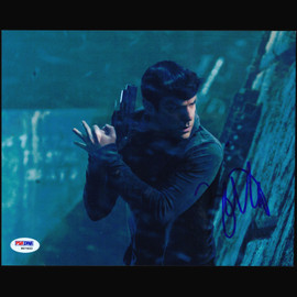 PSA Certified Zachary Quinto Spock Star Trek Signed Autographed 8*10 Photo