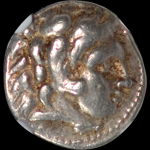 NGC VF 336-323 BC MACEDONIAN KINGDOM Alexander III the Great AR drachm (18mm, 12h)