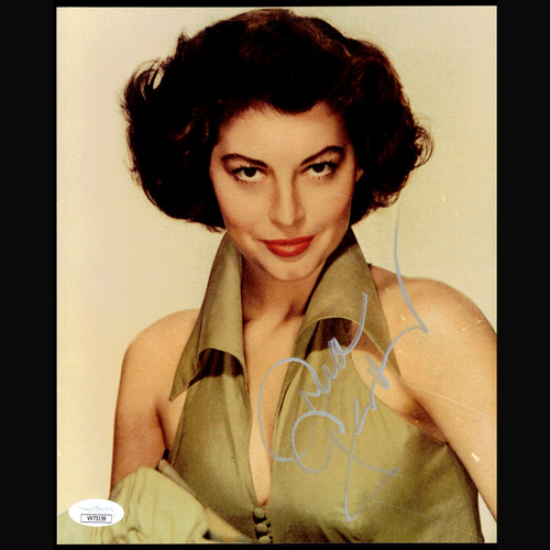 JSA CERTIFIED AVA GARDNER SIGNED AUTOGRAPHED 8X10 PHOTOGRAPH