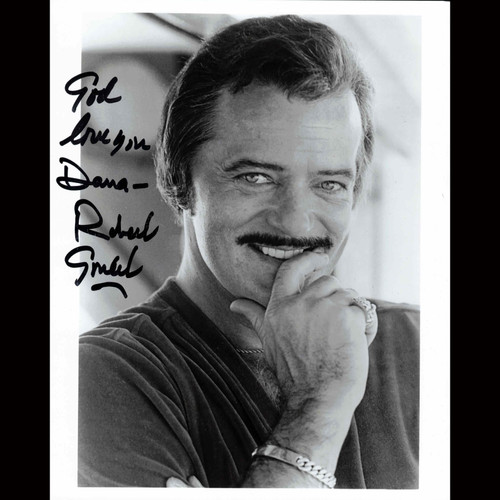 Robert Goulet Autographed / Signed 8x10 B&W Photo Signature