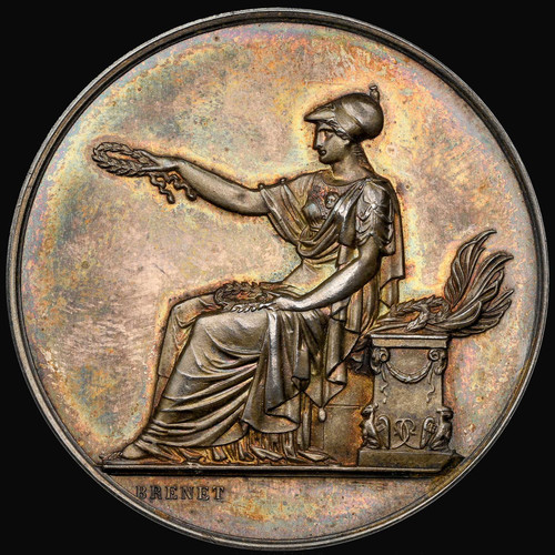 NGC MS63 1882 France Republic "Madame Dabernat Institution" silver Medal