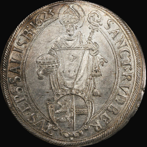 PCGS MS62 1623 Austria Salzburg. Paris von Lodron Taler