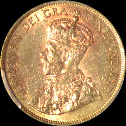PCGS MS62 1914 Canada George V Gold 10 Dollars Rive d'Or Collection with Case!!