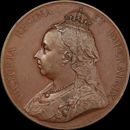 PCGS SP62 1897 VICTORIA DIAMOND JUBILEE BRONZE MEDAL BHM-3555 Only 1 Graded by PCGS PCGS SP62 1897 VICTORIA DIAMOND JUBILEE BRONZE MEDAL BHM-3555 Only 1 Graded by PCGS