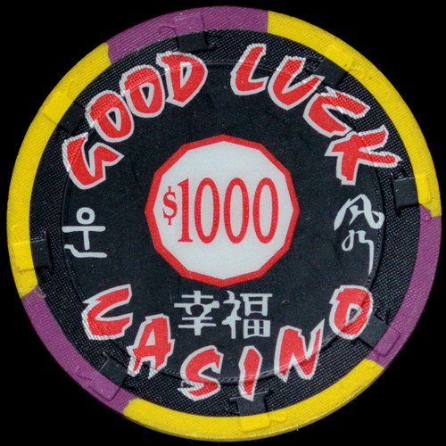 Paulson Good Luck Casino $1000 Chip SM2118