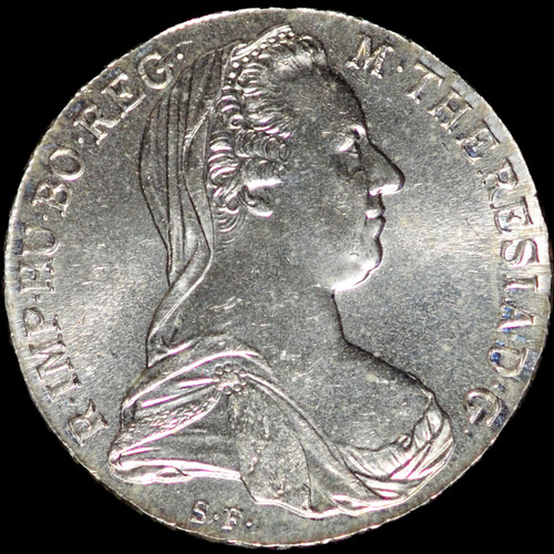 CHOICE BU UNC 1780 Austria Maria Theresa Thaler Silver Restrike Coin ASW 0.751  SM2141