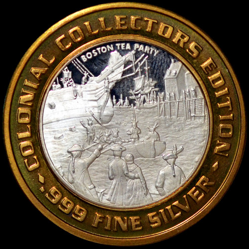 .999 Silver Foxwood Casino Connecticut $10 limited edition 0.6 oz SM2152