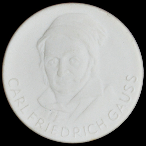 Carl Friedrich Gauss Porcelian Coin Token