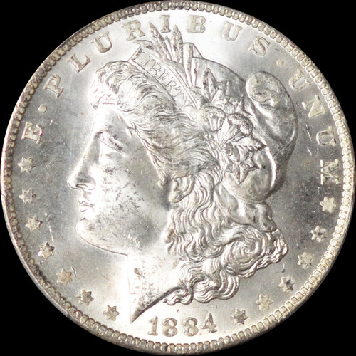PCGS MS64 1884-O Morgan Dollar,  blast white.  sku453