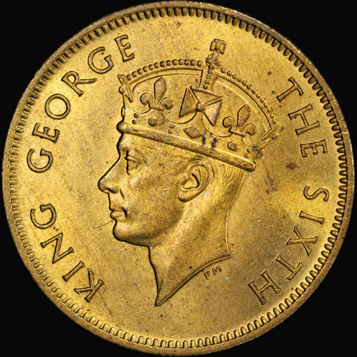 PCGS MS64 1952 British Honduras King George VI 5 Cents Choice UNC Belize