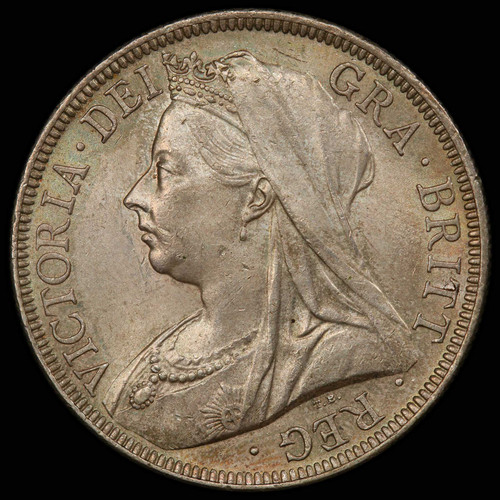 PCGS MS62 1901 Great Britain Queen Victoria Silver Half Crown