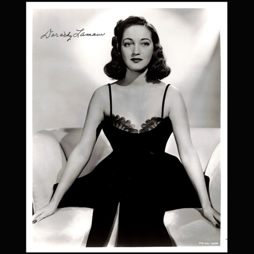 GA Certified Dorothy Lamour Autographed Signed 8x10 photo - Private Collection