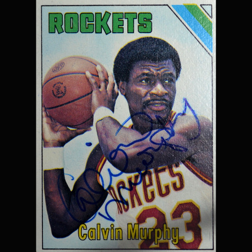 PSA 1975 TOPPS #180 Calvin Murphy Signed Basketball trading card