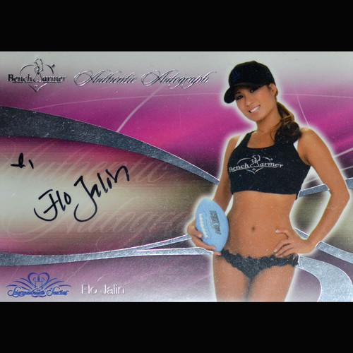 Bench Warmer 2008 Signature Series Flo Jalin  Autograph Auto Card 60