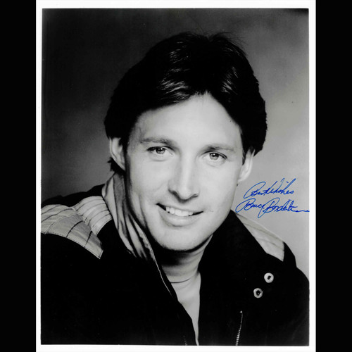 Bruce Boxleitner Autographed / Signed 8x10 B&W Photo Vintage Signature SKU 201