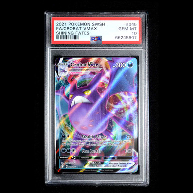 shiny crobat pokemon card VMAX - SWSH099 - SWSH: Sword & Shield Promo Cards [PROMO] [D] Venomous Fang (50) Your opponents Active Pokmon is now Poisoned {091/083}Crobat | Japanese Pokemon Single