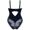 Detail to the back of the Scantilly Indulgence Multiway Stretch Lace Bodysuit