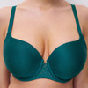 Detail to the Chantelle EasyFeel Norah Sweetheart T Shirt Bra Oriental Green