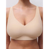 Chantelle SoftStretch Power Non Wired Plunge Bra in golden beige