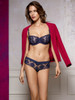 Chantelle Champs Elysees Balconette Bra in Sapphire Blue