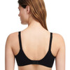 Back of the black Chantelle EasyFeel Marilyn Full Cup Bra