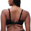 Back of the black Chantelle Pulp Girls Full Cup Bra