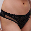 Side of the black Chantelle Pulp Girls Tanga Knicker