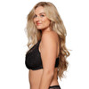 Side of the black LingaDore Padded PLunge Bra - Black