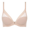 Golden beige Chantelle Romance Plunge T-Shirt Bra