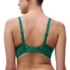 Back of the racing green Chantelle Pulp Play Covering T-Shir Bra