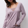 Chantelle Romance Long Sleeve Lounge Top in Mink