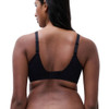 Back of the Chantelle Magique Moulded Minimiser Bra - Black