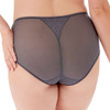 Berlei Beauty Lace Deep Brief Knicker - Dark Grey