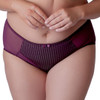 Berlei Beauty Stripe Deep Brief - Fig