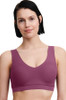 Chantelle Soft Stretch Padded Crop Top in Tannin