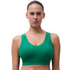 Chantelle Soft Stretch Padded Crop Top - Racing Green