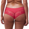 Back of the Chantelle Champs Elysees Short Knicker - Sweet Velvet Red