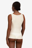 Black of the Ivory Chantelle Soft Stretch Vest Top