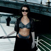 Lifestyle image of the Chantelle Hedona Brief Knickers in slate grey