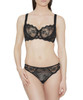 Aubade A L'Amour Comfort Half Cup Bra and tanga knicker