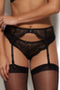 Gossard Superboost Lace Suspender in black