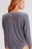 Back of the Pretty Polly Botanical Lace Slouchy Batwing Top