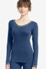 Night Blue Femilet Juliana Merino Wool Long Sleeve T-Shirt