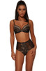 Gossard Femme Padded Plunge Bra and high waist brief