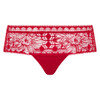 Chantelle Day To Night Knicker Shorts in Poppy Red