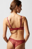 Passionata Maddie Half Cup Bra back in cranberry